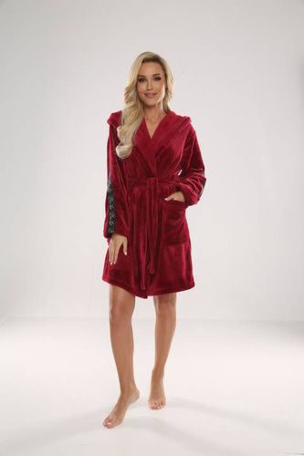 626 Abigail Дамски къс халат Forex - бордо