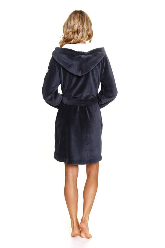 7181 Дамски халат Doctor Nap - сив