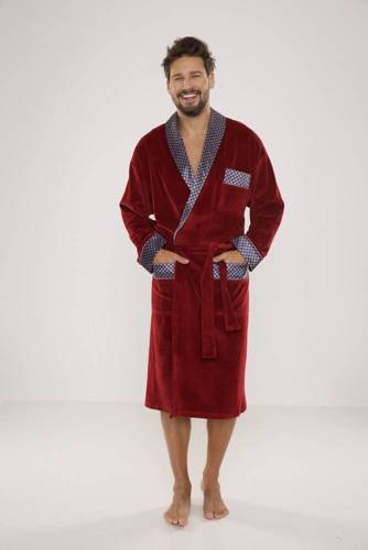773 Мъжки форекс халат за баня Bonjour - бордо