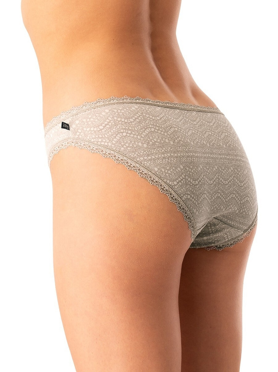 Дамски слипове LPR 752 B25 Key grey beige - памук, 2 бр. в кутия, удобни и класически