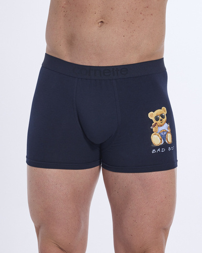 280/246 Мъжки боксерки Tattoo Bad Boy Cornette, тъмносини