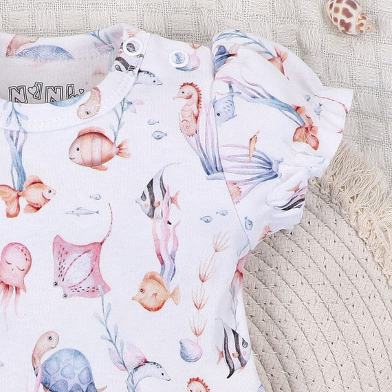 ABN-5486 Бебешка рокля Underwater World Nini – органичен памук, лека и мека