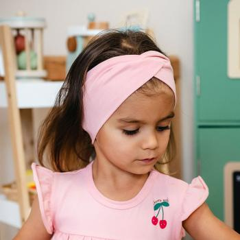 Детска лента за коса момиче Eevi Cherry памук еластична