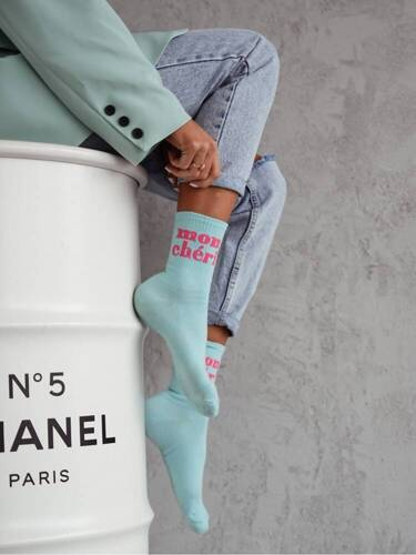 0200-150 Дамски чорапи Mon Cheri Милена - сини