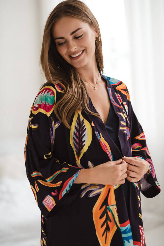 Бамбуков повивал Tropical Navy Milk&Love