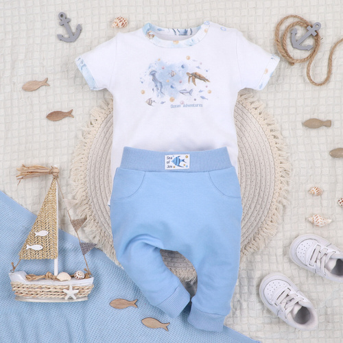 ABN-5448 Боди от био памук Sea Of Joy Nini – органичен памук, къс ръкав