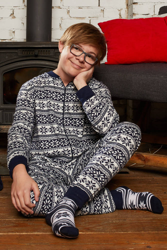 Детски гащеризон Alaska Италианска мода - тъмносин