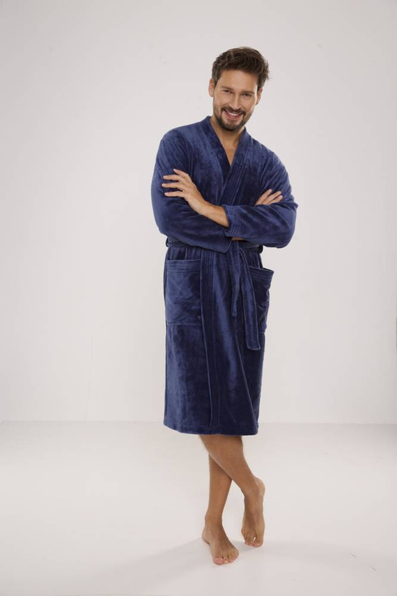 391 Мъжки халат за баня Hugo De lafense - деним