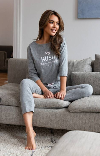 Hush Женска пижама Sensis - сив меланж