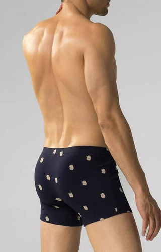 2MHH-001 Мъжки боксерки Atlantic - тъмносини и смарагд