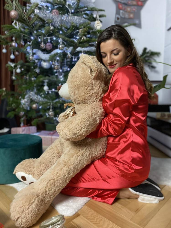 934 Classic Forex дамска пижама - червена