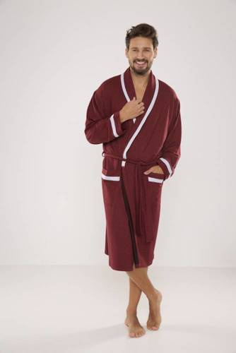 564 Мъжки халат Bruno De Lafense - бордо
