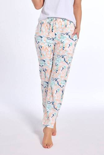 690/43 Корнет пижамен панталон - бял