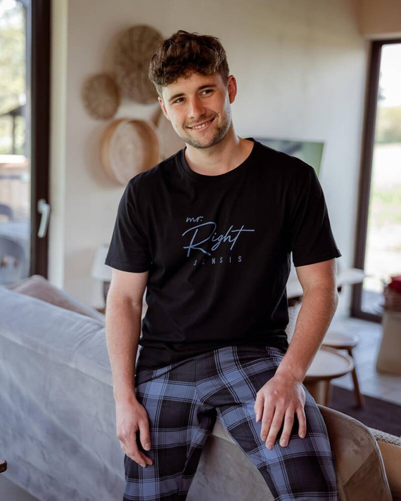 Sensis Victor Мъжка пижама - черна 