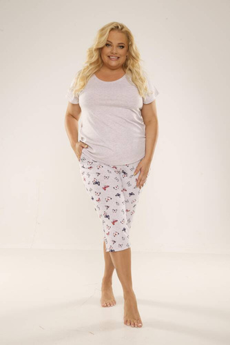 483 Mariposa Forex Пижама за жени - бежов меланж