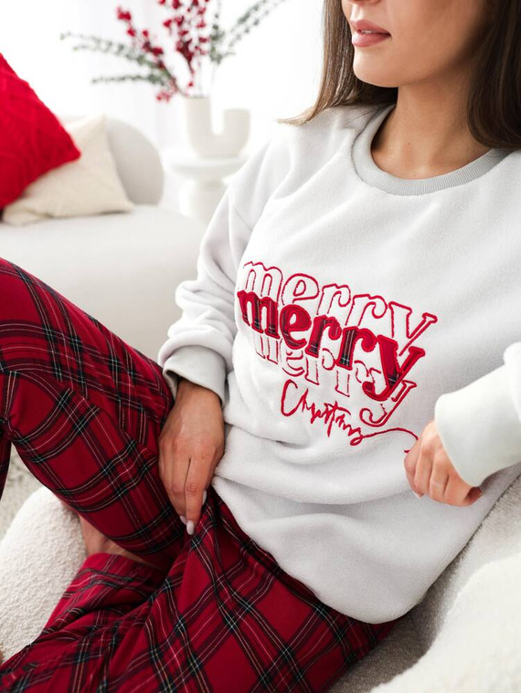 Дамска пижама Sensis на Gween Soft/Flannel - сива