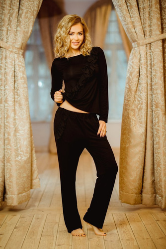 Pangkor Дамски пижамен комплект Kalimo - черен