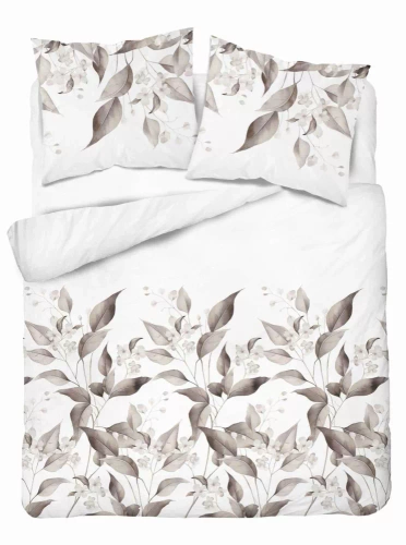 5326 B Сатенени спални листа Detexpol бежово