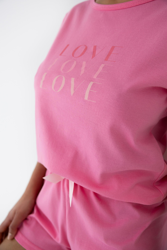 Дамска пижама Pola Sensis - Розова