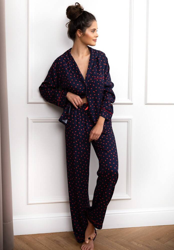 Дамска пижама Sophia Sensis - тъмносиня