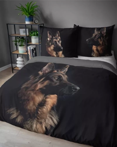 5294 A Holland Памучна постелка за кучета Sheepdog Detexpol черна