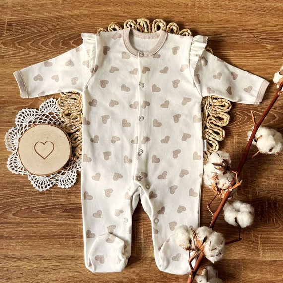 PA14240 Бебешки гащеризон Hearts Mamatti