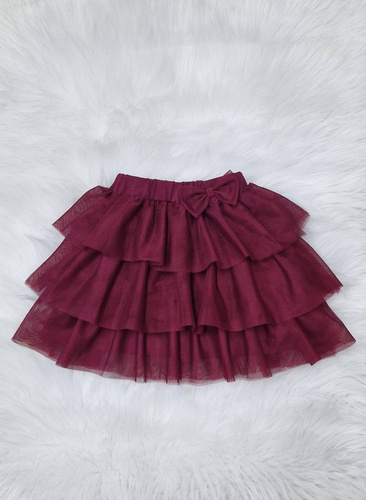 Тюлена пола Mia Bambarillo в бордо – момичешка, елегантна и лека