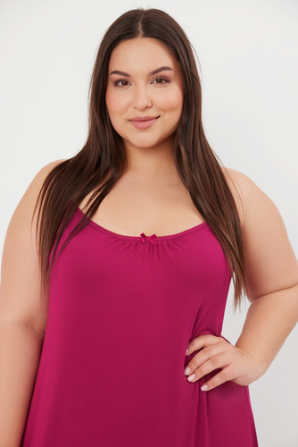 Стил нощница, тясна презрамка Италианска мода - вино