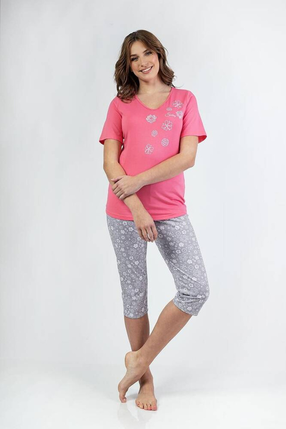 696 Дамска пижама Regina - розова