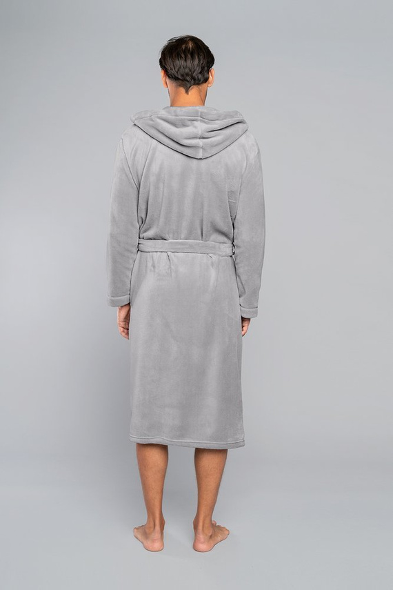 Mimas Мъжки халат с качулка Италианска мода - камила 