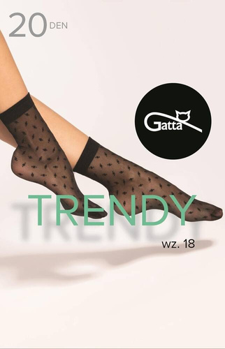 Trendy wz.18 Дамски чорапи 20 den Gatta - nero