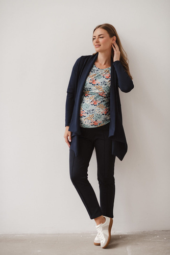 Жилетка за бременни Mama Wrap Milk&Love, тъмносиня