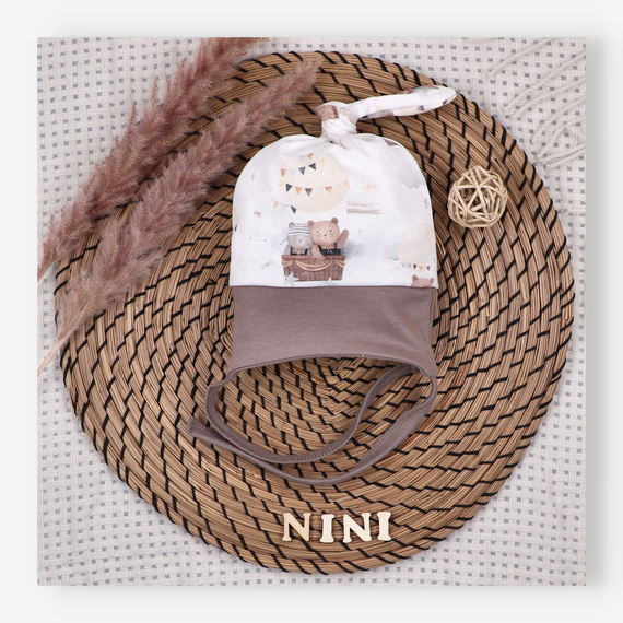 Nini Детска Шапка Balloon Friends 100% Органичен Памук – Високо Качество Полша