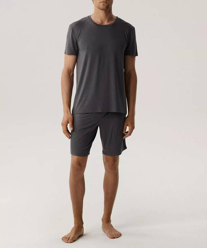 BNMP-005 Мъжка пижама с къс ръкав, атлантическо сиво