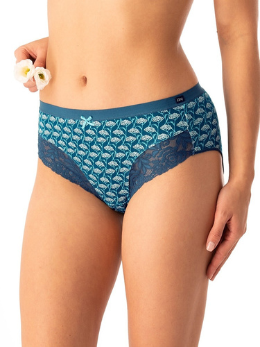 Дамски слипове Key LPC 577 emerald – памучни, удобни, комплект от 2 бр.