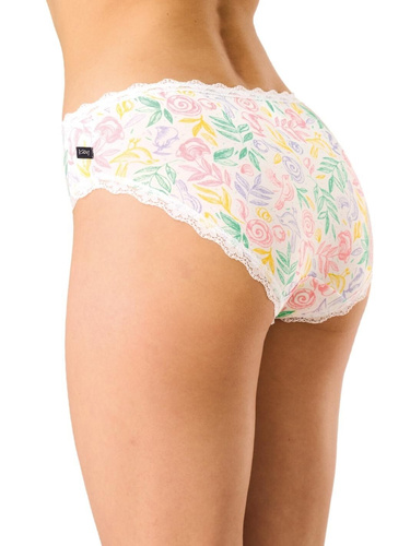 Дамски бикини midi LPC 576 B26 Key – вискоза с дантела, 2 броя Key