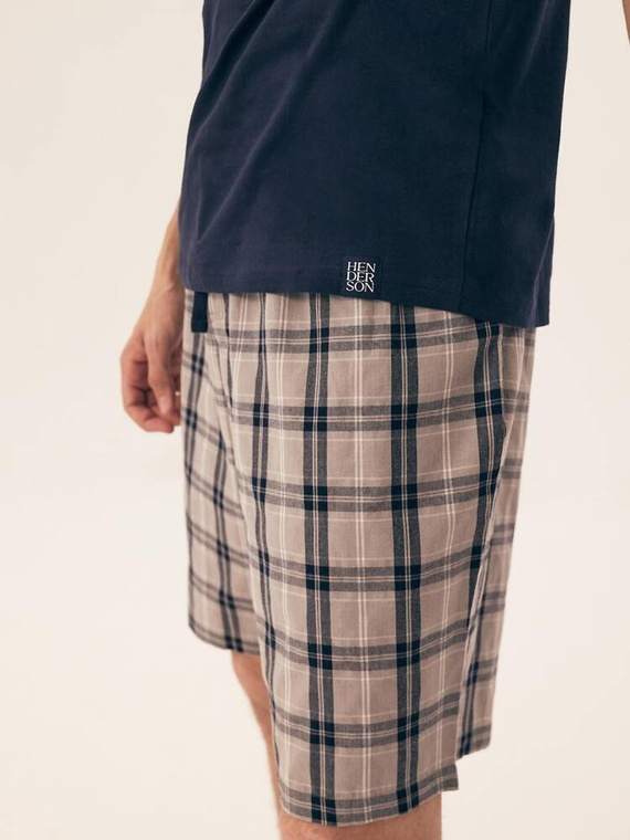 42617 Премиум мъжка пижама Dexter Henderson - тъмносиня