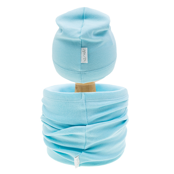 141306 Комплект шапка + шал Nicol - тюркоаз