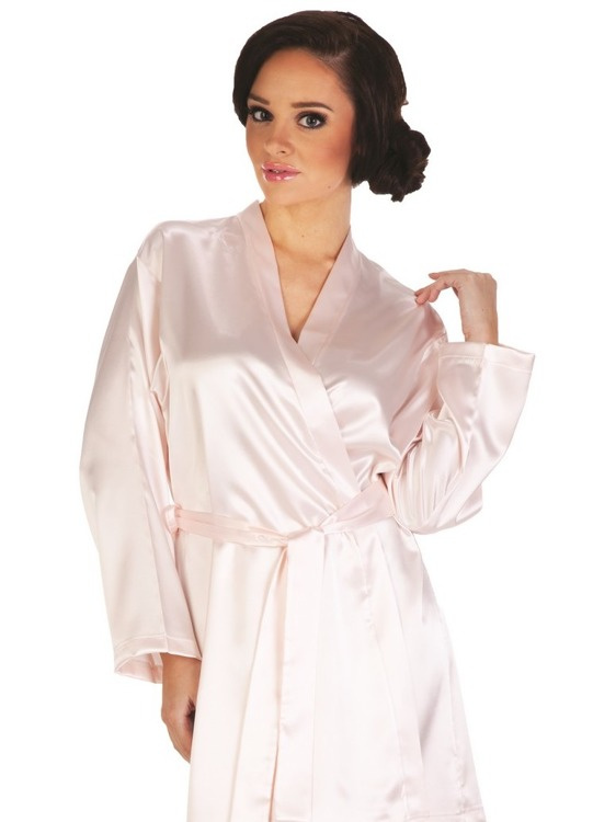 798 Дамски халат Classic Forex - розов