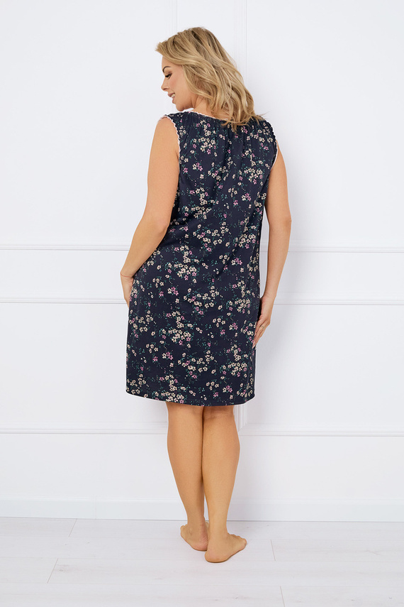 Нощница и рокля за кърмене Almi, широка каишка Италианска мода - принт