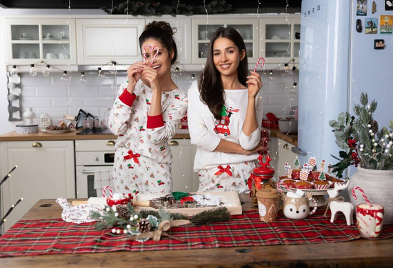 Дамска пижама Samantha Sensis -ecru