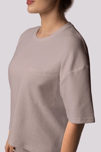 Cozy shortsleeve Piżama damska Mona różowy