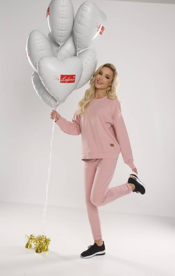 633 Дамски спортен костюм Classic Forex - розов