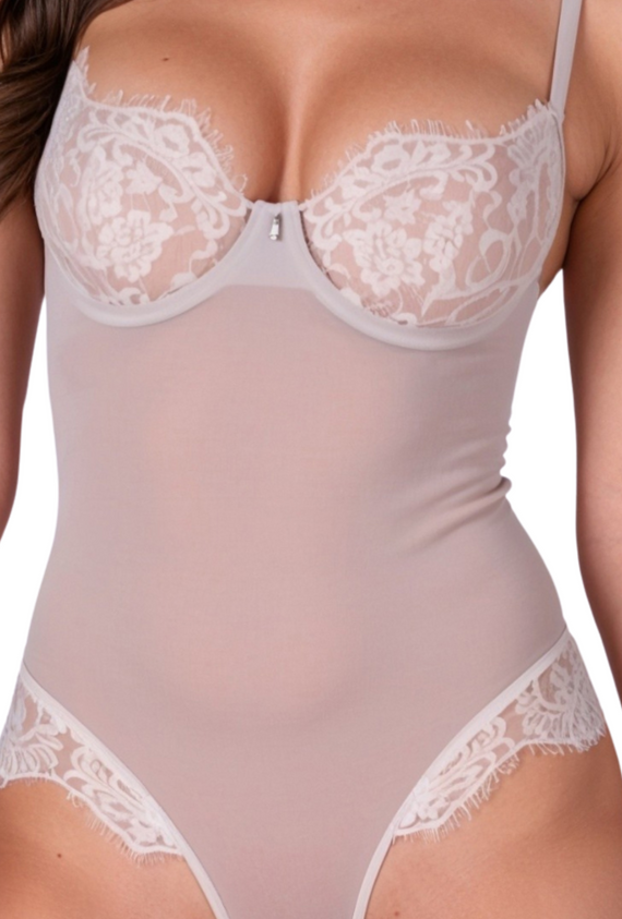 Zovel Body Light Grey Passion – елегантен дамски боди