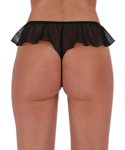 Dianita Thong Stringi damskie Passion - czarny