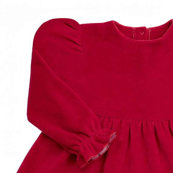 163180 Рокля за момиче "Магията на Коледа" Никол - червена