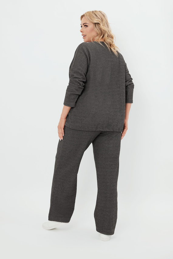 Дамски комплект Avira Italian Fashion - тъмен меланж 