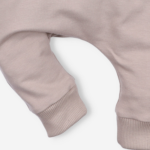 ABN-4517/BEZ Анцуг с джоб от органичен памук Nini бежов