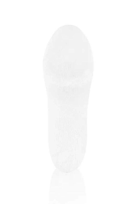 S150D Дълги чорапи от половин хавлия Италианска мода - бели