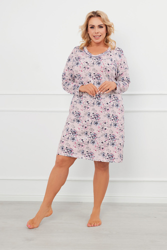 Нощница Toliana, с дълъг ръкав Италианска мода 